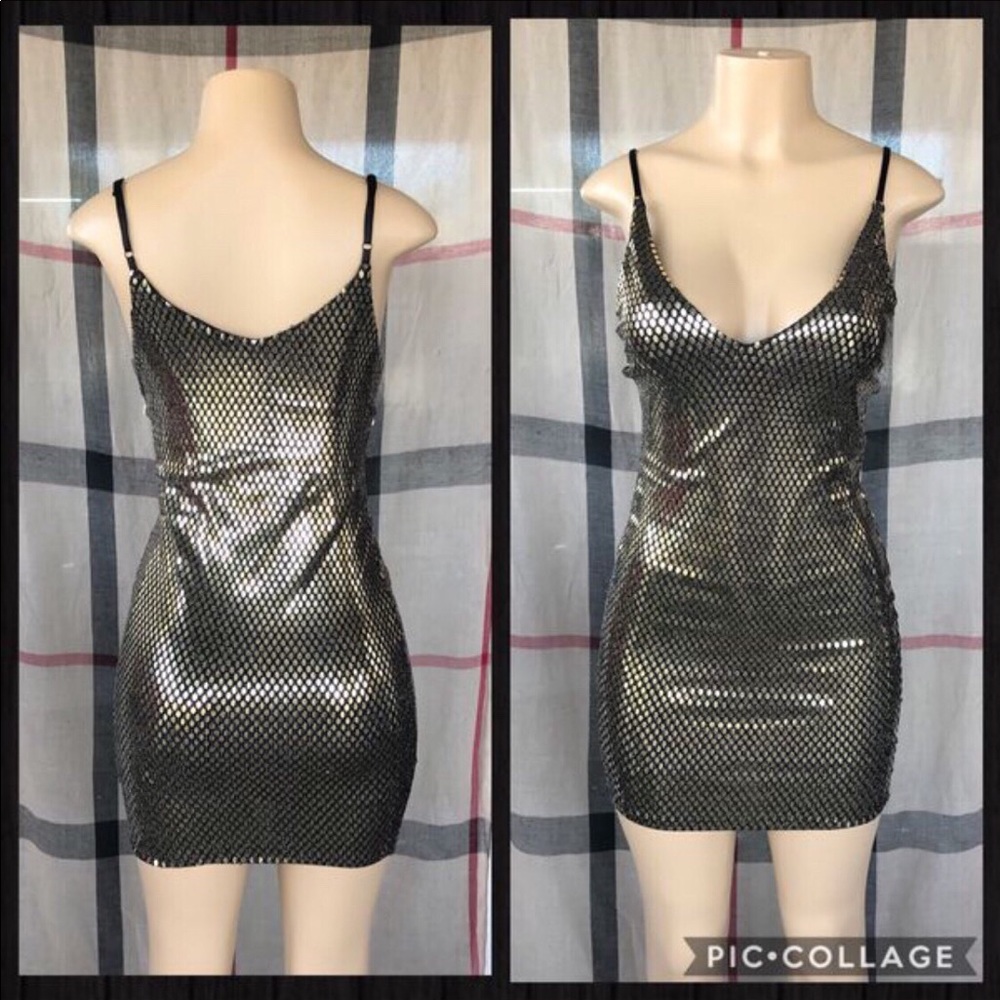 Gold Color Dress